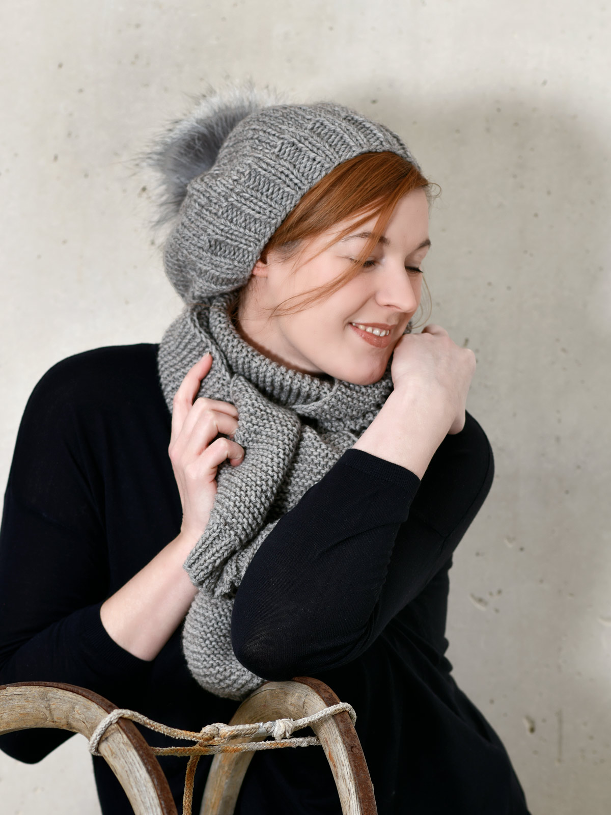 selbst gestrickte Mütze auf www.mxliving.de